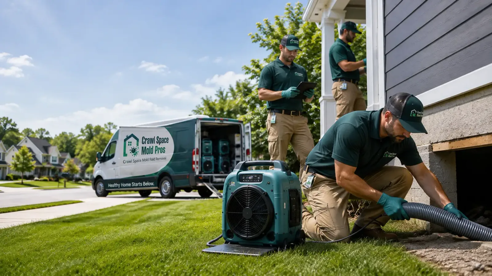 Crawl Space Mold Removal in Elizabeth City, NC